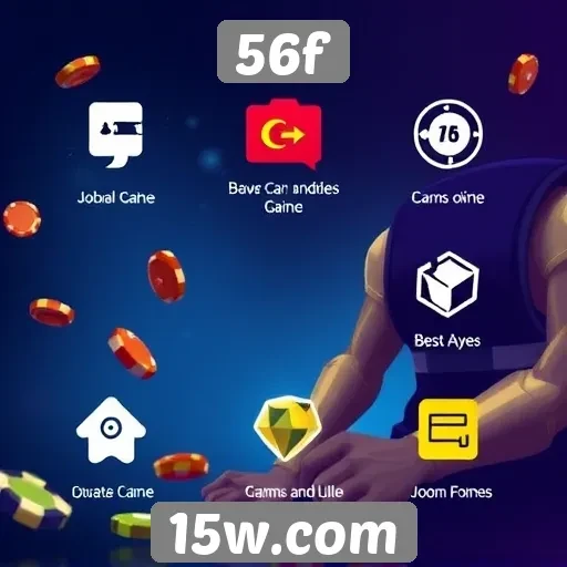 Recursos e funcionalidades do site de jogos 56f